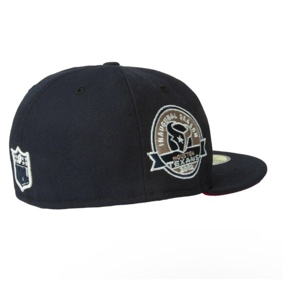 New Era Houston Texans 59FIFTY Fitted Cap–2002 Inaugural Season Patch,Size 7 1/2 - Picture 3 of 5